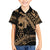 Ikaika Hawaiian Mythic Koa Tribal Warrior Kid Hawaiian Shirt