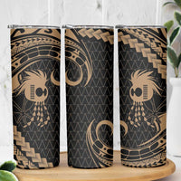 Ikaika Hawaiian Mythic Koa Tribal Warrior Skinny Tumbler