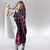 Koa Ikaika Warrior Helmet with Shark Hooded Blanket Pink Kakau Style