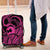 Koa Ikaika Warrior Helmet with Shark Luggage Cover Pink Kakau Style