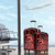 Koa Ikaika Warrior Helmet with Shark Luggage Cover Red Kakau Style