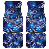 North Island Kokako and South Island Kokako Car Mats New Zealand Native Bird with Galaxy Vibe