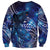 North Island Kokako and South Island Kokako Sweatshirt New Zealand Native Bird with Galaxy Vibe