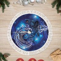 North Island Kokako and South Island Kokako Tree Skirt New Zealand Native Bird with Galaxy Vibe