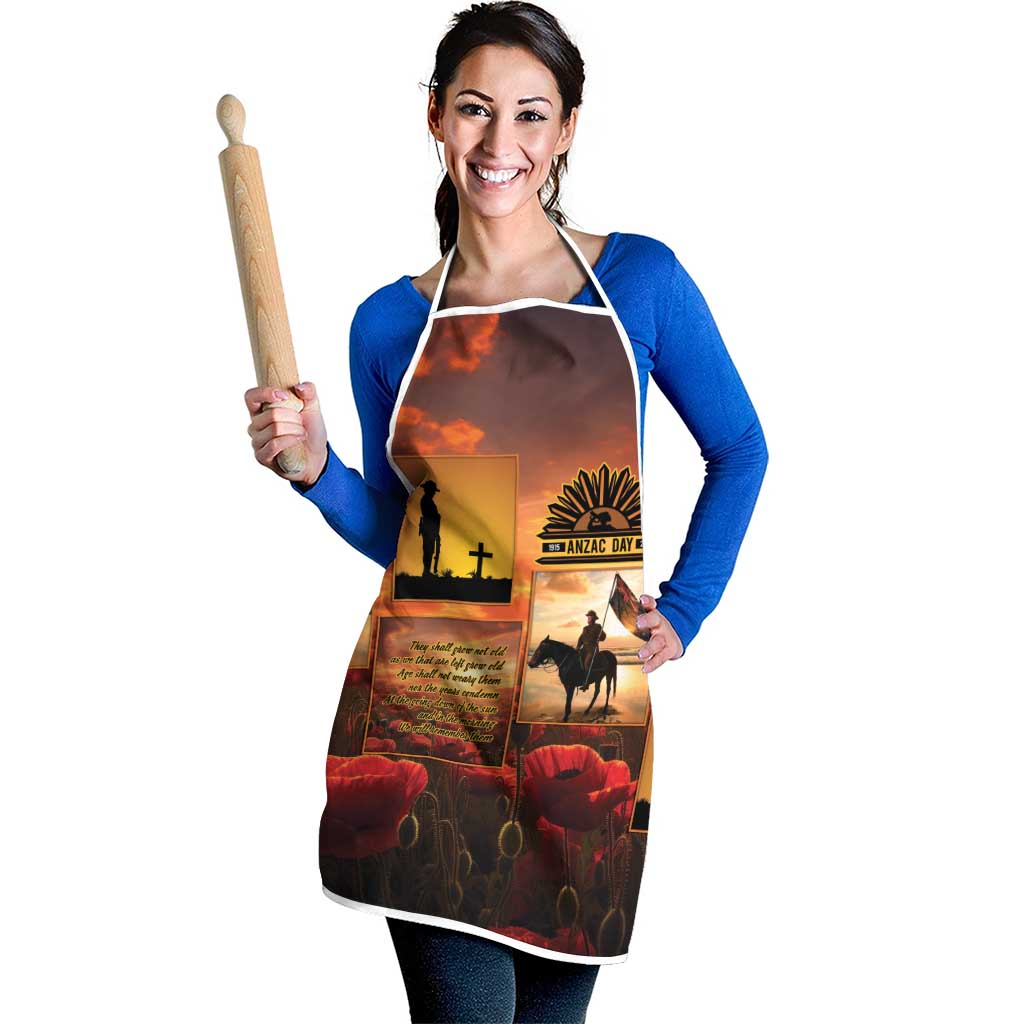 ANZAC Day Film Reel Lest We Forget Apron Australia NZ Memorial LT9 - Polynesian Pride