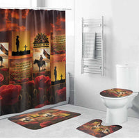 ANZAC Day Film Reel Lest We Forget Bathroom Set Australia NZ Memorial