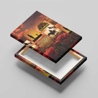 ANZAC Day Film Reel Lest We Forget Canvas Wall Art Australia NZ Memorial