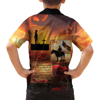 ANZAC Day Film Reel Lest We Forget Family Matching Tank Maxi Dress and Hawaiian Shirt Australia NZ Memorial