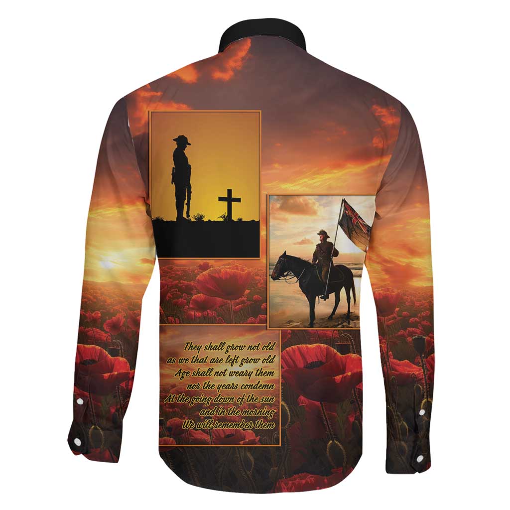ANZAC Day Film Reel Lest We Forget Family Matching Tank Maxi Dress and Hawaiian Shirt Australia NZ Memorial