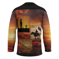 ANZAC Day Film Reel Lest We Forget Hockey Jersey Australia NZ Memorial LT9 - Polynesian Pride