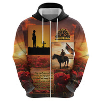 ANZAC Day Film Reel Lest We Forget Hoodie Australia NZ Memorial