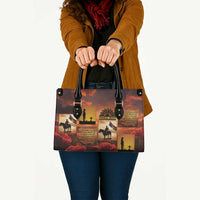 ANZAC Day Film Reel Lest We Forget Leather Bag Australia NZ Memorial