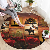 ANZAC Day Film Reel Lest We Forget Round Carpet Australia NZ Memorial