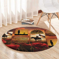 ANZAC Day Film Reel Lest We Forget Round Carpet Australia NZ Memorial