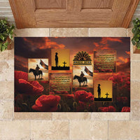 ANZAC Day Film Reel Lest We Forget Rubber Doormat Australia NZ Memorial
