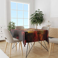 ANZAC Day Film Reel Lest We Forget Tablecloth Australia NZ Memorial