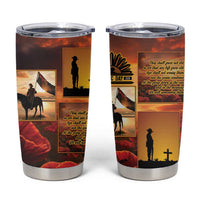 ANZAC Day Film Reel Lest We Forget Tumbler Cup Australia NZ Memorial