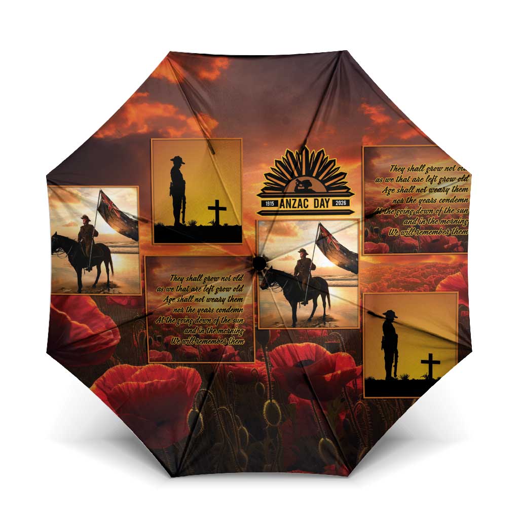 ANZAC Day Film Reel Lest We Forget Umbrella Australia NZ Memorial