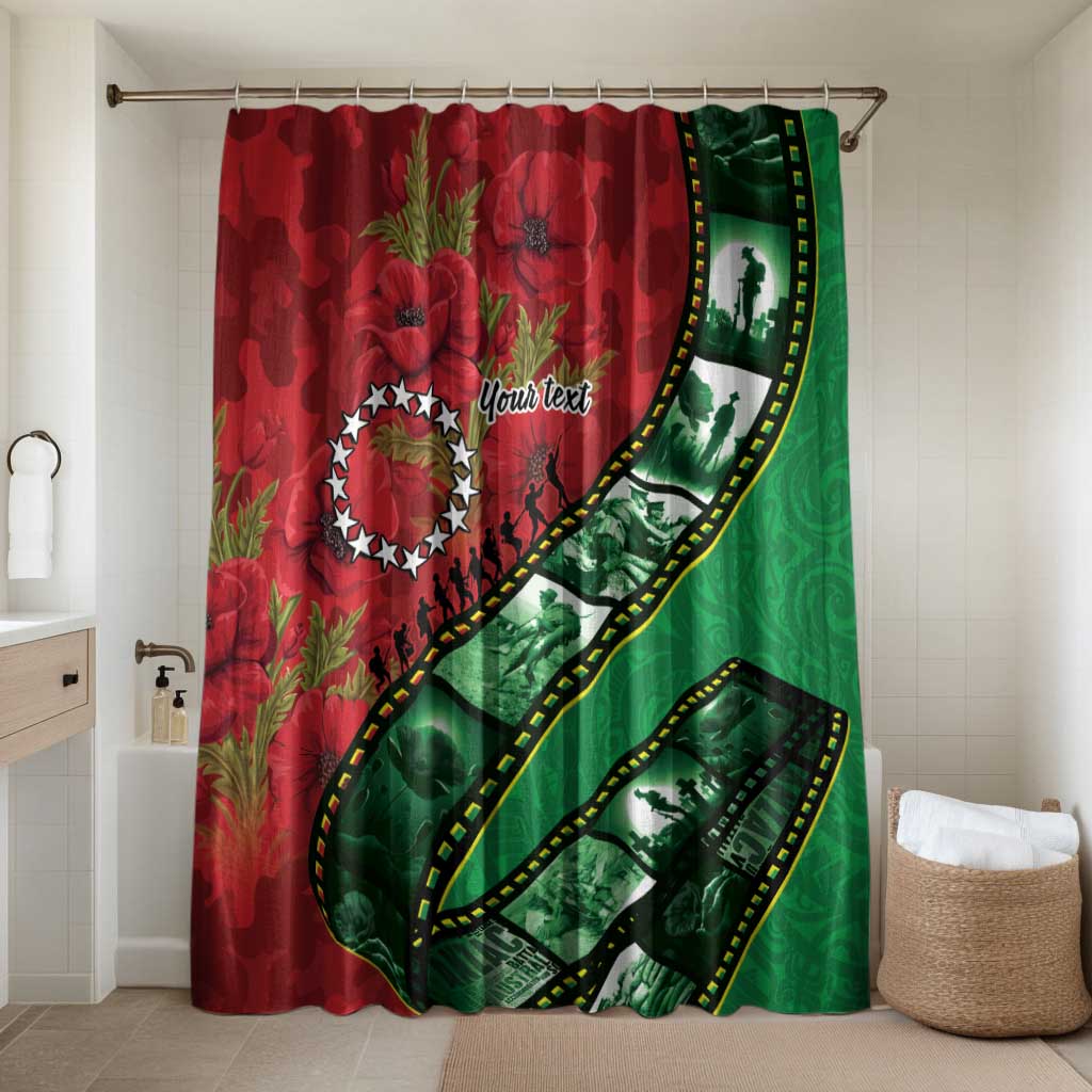 Personalised Cook Islands ANZAC 1915-2026 Filmstrip Bathroom Set Lest We Forget 25 April