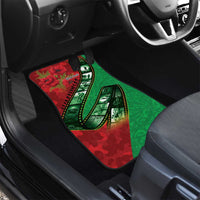 Personalised Cook Islands ANZAC 1915-2026 Filmstrip Car Mats Lest We Forget 25 April LT9 - Polynesian Pride