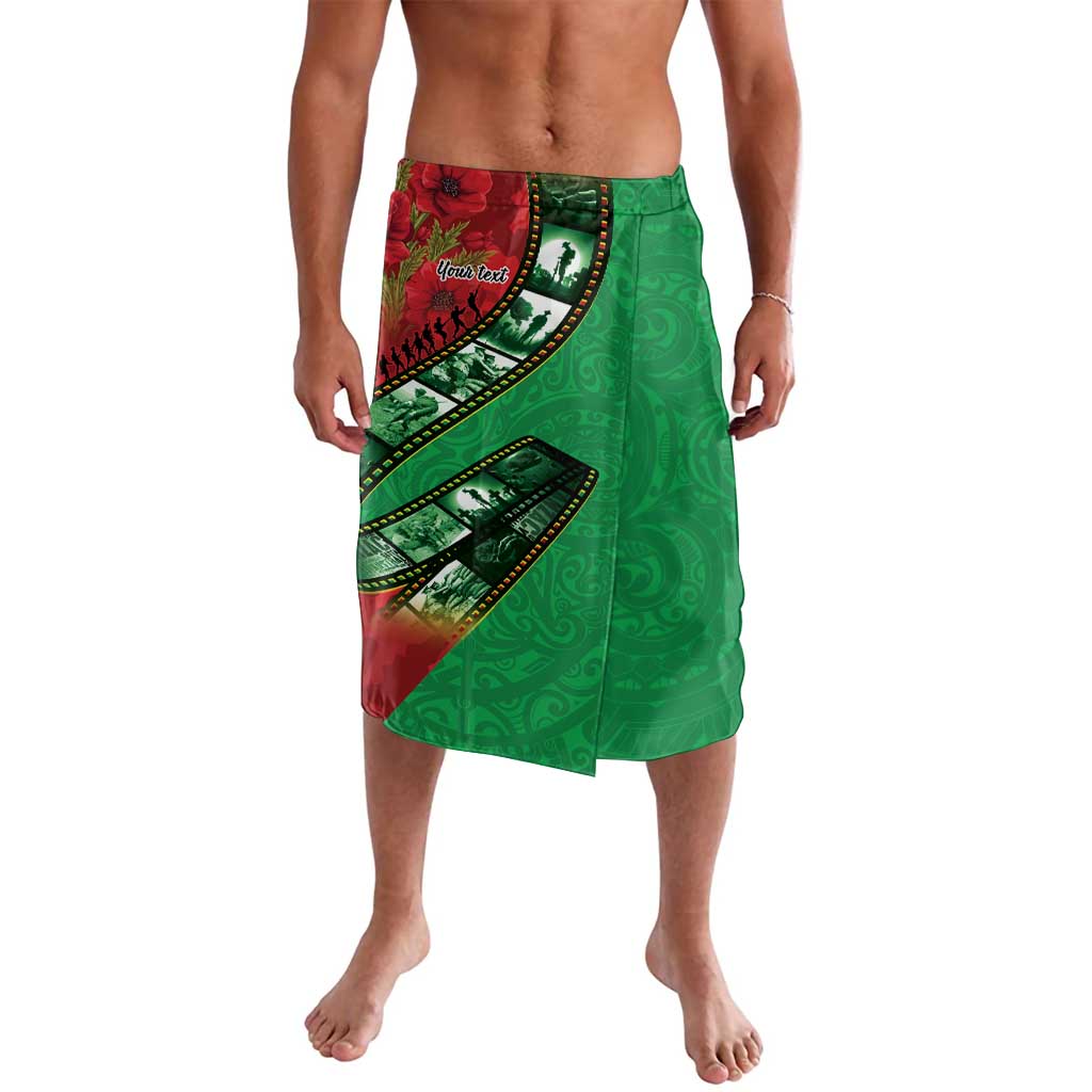 Personalised Cook Islands ANZAC 1915-2026 Filmstrip Lavalava Lest We Forget 25 April