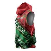 Personalised Cook Islands ANZAC 1915-2026 Filmstrip Sleeveless Hoodie Lest We Forget 25 April