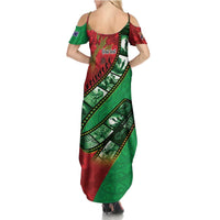 Personalised Cook Islands ANZAC 1915-2026 Filmstrip Summer Maxi Dress Lest We Forget 25 April