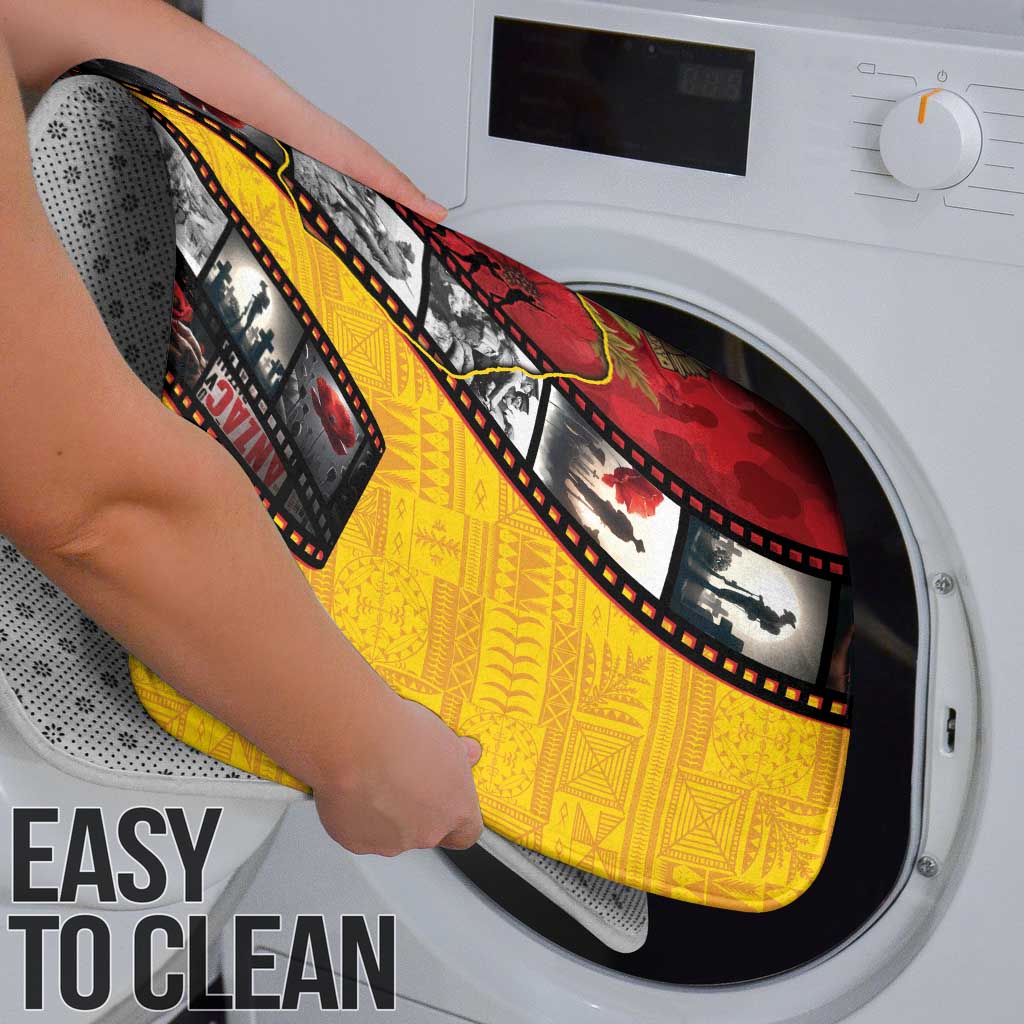 Personalised Niue ANZAC 1915-2026 Filmstrip Bathroom Set Lest We Forget 25 April