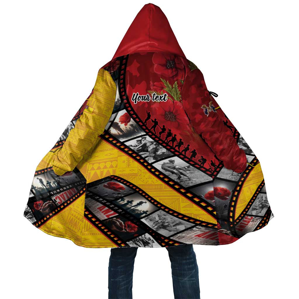 Personalised Niue ANZAC 1915-2026 Filmstrip Cloak Lest We Forget 25 April