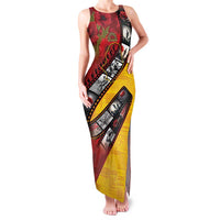 Personalised Niue ANZAC 1915-2026 Filmstrip Family Matching Tank Maxi Dress and Hawaiian Shirt Lest We Forget 25 April