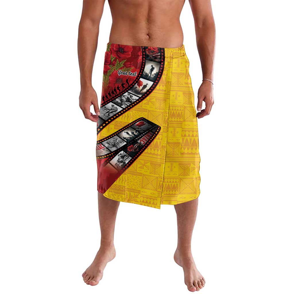 Personalised Niue ANZAC 1915-2026 Filmstrip Lavalava Lest We Forget 25 April