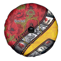 Personalised Niue ANZAC 1915-2026 Filmstrip Spare Tire Cover Lest We Forget 25 April