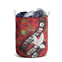 Personalised Tonga ANZAC 1915-2026 Filmstrip Laundry Basket Lest We Forget 25 April