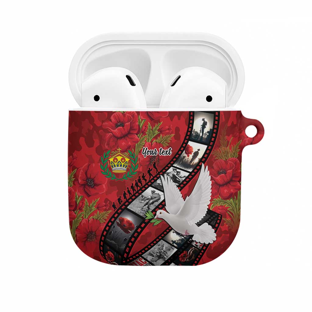 Personalised Tonga ANZAC 1915-2026 Filmstrip AirPods Case Lest We Forget 25 April