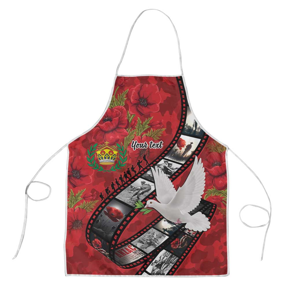 Personalised Tonga ANZAC 1915-2026 Filmstrip Apron Lest We Forget 25 April