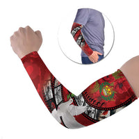 Personalised Tonga ANZAC 1915-2026 Filmstrip Arm Sleeves Lest We Forget 25 April