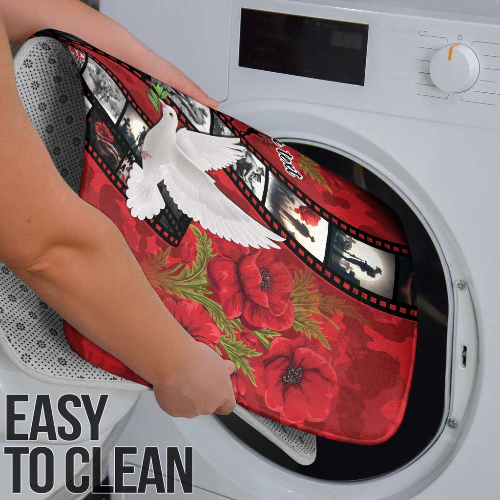 Personalised Tonga ANZAC 1915-2026 Filmstrip Bathroom Set Lest We Forget 25 April