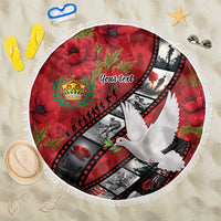 Personalised Tonga ANZAC 1915-2026 Filmstrip Beach Blanket Lest We Forget 25 April