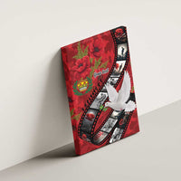 Personalised Tonga ANZAC 1915-2026 Filmstrip Canvas Wall Art Lest We Forget 25 April