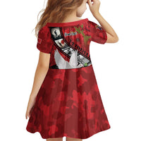 Personalised Tonga ANZAC 1915-2026 Filmstrip Family Matching Off The Shoulder Long Sleeve Dress and Hawaiian Shirt Lest We Forget 25 April