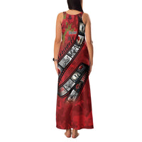 Personalised Tonga ANZAC 1915-2026 Filmstrip Family Matching Tank Maxi Dress and Hawaiian Shirt Lest We Forget 25 April