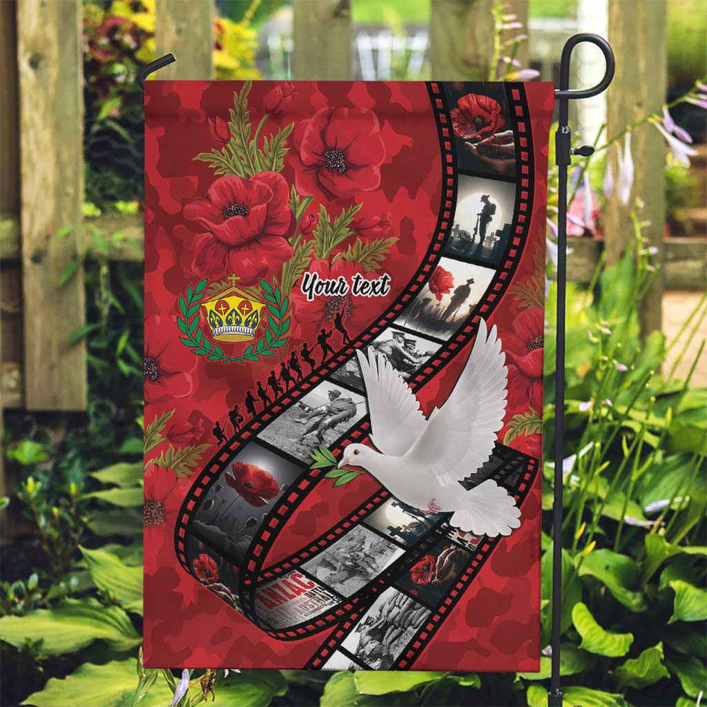 Personalised Tonga ANZAC 1915-2026 Filmstrip Garden Flag Lest We Forget 25 April