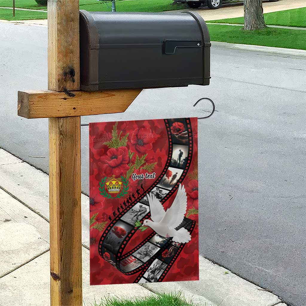 Personalised Tonga ANZAC 1915-2026 Filmstrip Garden Flag Lest We Forget 25 April