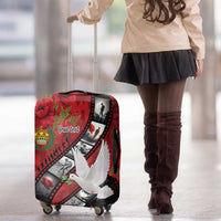 Personalised Tonga ANZAC 1915-2026 Filmstrip Luggage Cover Lest We Forget 25 April