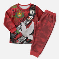 Personalised Tonga ANZAC 1915-2026 Filmstrip Pajama Set Lest We Forget 25 April