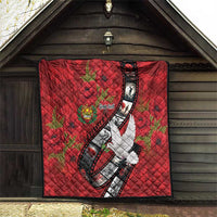 Personalised Tonga ANZAC 1915-2026 Filmstrip Quilt Lest We Forget 25 April