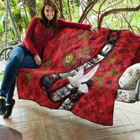 Personalised Tonga ANZAC 1915-2026 Filmstrip Quilt Lest We Forget 25 April