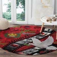 Personalised Tonga ANZAC 1915-2026 Filmstrip Round Carpet Lest We Forget 25 April