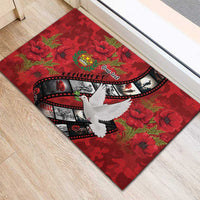 Personalised Tonga ANZAC 1915-2026 Filmstrip Rubber Doormat Lest We Forget 25 April