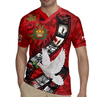 Personalised Tonga ANZAC 1915-2026 Filmstrip Rugby Jersey Lest We Forget 25 April